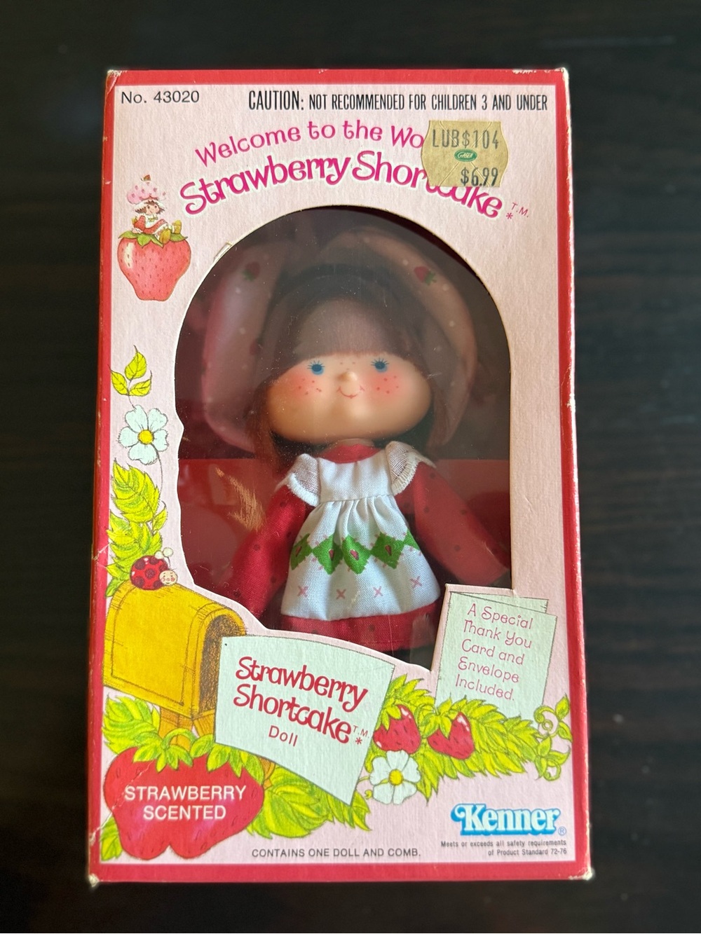 Vintage Kenner 1980 Strawberry Shortcake Doll Original Factory Sealed 43020